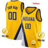 Pascal Siakam Andrew Nembhard Basketball Jersey 10 Kendall Brown 00 Bennedict Mathurin 0 Tyrese Haliburton 33 Myles Turner 25 Jalen Smith Jerseys costados costados