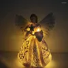 Christmas Decorations Tree Toppers Fairy Light LED Lamps Ornament Art Crafts Supplies For Indoor Outdoor Garden Yard