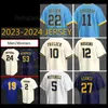 22 Christian Yelich Baseball Jersey Jackson Chourio Brew Crew Brewers Sal Frelick William Contreras Milwaukees Garrett Mitchell Rhys Hoskins City Connect 2 Turang