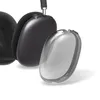 Para AirPods Accesorios de auriculares de cabeza de cabeza Max Case de protección de aire impermeable sólido transparente