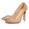 designer red bottoms heels shoes Top Designer 2024 con vestidos de tacones altos femeninos box, tirantes de tacones altos finos, suela de zapatillas de oficina de Goma 【code ：L】
