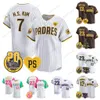 Fernando Tatis Jr. 2024 "Padres" Jersey Manny Machado Jackson Merrill Luis Arraez Ha-Seong Kim Dylan cesse Xander Bogaerts Joe Musgrove Cronenworth Yu Darvish Cruz