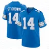 2024 Nuevo Amon-Ra St. Brown Jahmyr Gibbs Jersey Sam Laporta Barry Sanders Jared Goff Jameson Williams Malcolm Rodríguez Brian Branch Jack Campbell David Juez Jersey