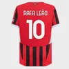 AC 24 25 Milan Rafa Lea Soccer koszulki 2024 Giroud Pulisic Theo Reijnders koszulka Romagnoli S.castiljo Reijnders Loftus-Cheek Football Fan Fan Fan Kit Kids Kit Kid