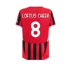 24 25 Giroud Pulisic Adult Soccer Jerseys2024 2025 AC 4番目の黒いベージュミランスRebic Theo Loftus-Cheek Jovic Rafa Leao Football Shirts Men Kids Kit Uniglei