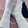 Mens Socks 4 Pair/ Pack Fashion Brand Cotton Socks Designer Casual Breathable Socks Sport Long Socks