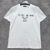 Luxe heren t-shirt brief grafisch tees mannen vrouwen casual t-shirt hiphop tops 100 katoenen t-shirt damesherenheren kleding