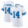 2024 New Amon-Ra St. Brown Jahmyr Gibbs Jersey Sam Laporta Barry Sanders Jared Goff Jameson Williams Malcolm Rodriguez Brian Branch Jack Campbell David Game Jersey