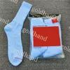 Mens Socks 4 Pair/ Pack Fashion Brand Cotton Socks Designer Casual Breathable Socks Sport Long Socks