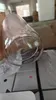 Alto vidro de vidro de borossilicato 12 onças pré -perfuradas Globo de neve de parede dupla em branco Sublimação BPA Livre de vidro reutilizável transparente com tampa plástica e palha