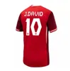 2024 Kanadyjska koszulki piłkarskie domy 24 25 Drużyna narodowa Davies J.David Ugbo Larin Cavallini Millar Eustaquio Football Shirt Dom Dom/Away Men Kit dla dzieci