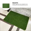 Dekoracyjne kwiaty maty trawnikowe zielony dywan sztuczna trawa wejście na podłogę na zewnątrz plastikowe wejście