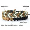 Bracelets de charme Bracelet pour hommes Tendy Set 2pcs / Paire Paire Fabinage à la main