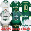 2024 2025 Palmeiras Soccer Jerseys Men Set Kids Kit Endrick Dudu Rony G.Gomez Estevao Marcos Lopez Murilo Piquerez 23 24 25 Palmeiras Home Away Football Shirt fans