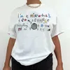 Women's T-Shirt Mirrorball Trendy Music T-shirt Egirl Y2k Street Clothing Graphic Top Loose Short Sleeve Grunge Aesthetic T-shirt Womens Wear J240527