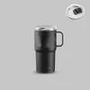 Fashion 304 stainless steel mugs with handle lid letters portable coffee tumblers cups outdoor 460ml 560ml multicolors water bottle pink green 15 68wy