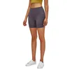 2064-high-rise yogabroek outfit met t-line naakt gevoel elastische strakke dames fitness hot broek sportkleding slanke fit sport shorts