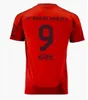 23 24 Bayern Munich Kane Soccer Jerseys Gravenberch Sane de Ligt Muller Davies Kimmich Shirts de football à manches longues Men Kid Kit Coman 23 24 Fans uniformes Joueur