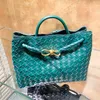 Luksurys damski tkany torba prawdziwa skórzana iamo torba wysokiej jakości man torebka projektant TOP Crossbody Bag Lady Travel sklep Pochette Clutch Trunk Trunk Rame