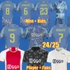 3XL 4XL 23 24 MAINOO GARNACHO soccer jerseys 2024 Fans Player version Fernandes long sleeve football shirt man women kids 12341