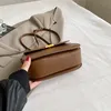 Simple Women's Leather Shoulder Bag Fashion Chain Crossbody Small Square Bag Luxury Designer Brand Handbag Ladies Casual Totes