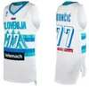 Basılı 2024 2025 Slovenya Basketbol Forması Luka Doncic 77 32 BINE PRECICIC 30 ZORAN DRAGIC 10 Mike Tobey 6 Aleksej Nikolic 7 Klemen Prepelic Milli Takım