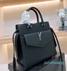 Designer -purse totes Briefcase handbags black bags Women luxurys leather Elegant Work Shoulder Crossbody Bag bookbags