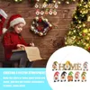 Noel Dekorasyonları 8pcs Gnome Hoş Geldiniz İşareti Pencere Rustik Tarzı Tatil Dekoru Çiftlik Evi Sundurma Duvar