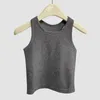 Yoga Outfits Lu Ebb Top With Chest Cushion Breathable And Quick Drying Running Sports Fitness Vest Drop Delivery Outdoors Athletic Out Otv4A