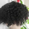 Toupees 2021 Nuovo acconciatura afro riccio di toupee maschi di sostituzione toupee sistemi di sostituzione nera arricciano i capelli umani toupee per uomini neri 8''x6'''base