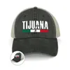 Casquettes de baseball Tijuana Mexique Drapeau mexicain City State Cowboy Hat Designer Foam Party Hommes Femmes