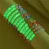 12 pièces adolescents enfants enfants coloré énergie Positive lettres Courage mots couleur bonbon Bracelet perlé bricolage bijoux AB70