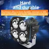 2pcs 4X4 Work LightColorful Motorcycle Spotlight Four-lens Paving Bright Light Waterproof Super Bright LED Electric Vehicle Headlight External Modification