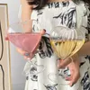 Kieliszki do wina Nordic Love Cup słomek szklany letni napój sok koktajlowy koktaj