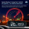 Bússola do carro Solar Hud Gps Headup Display Relógio Digital Velocímetro Alarme de Excesso de Velocidade Fadiga Alerta de Condução Altitude Quilometragem Queda Entregar Otwjd