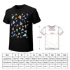 Männer Polos Papier Flugzeug Terrazzo T-Shirt Vintage Kawaii Kleidung Jungen Animal Print Tops Plain Weiß T Shirts Männer