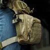 Acessórios Bolsa de pernas ao ar livre Utilitário tático de nylon tático masculino com bolsa de pesca tática militar ajustável Saco de pesca 1000D