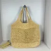 Sac de créateur de sacs de paille Raffia