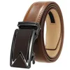 Ceintures Pliesxale hommes ceinture 2024 denim cuir hommes luxe boucle automatique marron noir Cinturones Homebre B55 Q240401