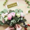 Decorative Flowers 2 Rolls Decor Crafting Wire Flower Arrangement Iron Stems Wreath Making Supplies