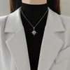Pendant Necklaces Fashion Dragonfly Diamond Pendant Necklace for Women Fashion Sun Planet Bird Bee Insect Necklace Jewelry NecklaceL2404