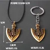 Colares Pingente Anime JOJOS BIZARRE ADVENTURE Colar Kujo Jotaro Arrow Metal Pingente Cadeia Gargantilha Colares Charme Presentes Jóias Collares 240330