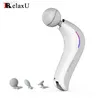 Massage Gun Full Body Massager RELAX U Kwaliteit Pijnbestrijding Ontspanning Fascial Fitness Professionele Diepe Spier Gift yq240401