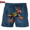 Pantaloncini da uomo Moda Estate Stampati in 3D Pantaloni corti da uomo Donna Bambino Costume da bagno alla moda Spiaggia