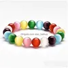 Perline Colorf Opal Bracciale Moda Donna Perline a mano Acquista consegna speciale Drop Otr6F