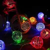 LED-snaren USB Disco Ball Lights Mirror Light String Atmosferische Energiebesparing voor feesten thuis kerstboom decor YQ240401