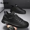 Casual Shoes Autumn Fashion High Top Leather Retro Outdoor Sport Walking Effect Warm Non-Slip Luxury Sneakers Skate Skate