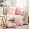 Pillow Case Daisy Sie sind meine Sonne Happy Bird Pink Hülle 40*40 Wohnzimmersofa Dekoration Kissenabdeckung 60*60 Home Dekoration 50*50 Y240407