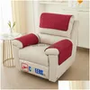 Chair Covers Ers 3Pieces Seater Sofa Headrest Non-Slip Waterproof Protection For Wide Applications Drop Delivery Home Garden Textiles Dhwr3