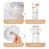 Bärbar babyflaskvärmare 4 nivåer Temperaturjustering USB laddningsbar 6 minuter Fast Water Milk Heat Baby Bottle Warmer 240319